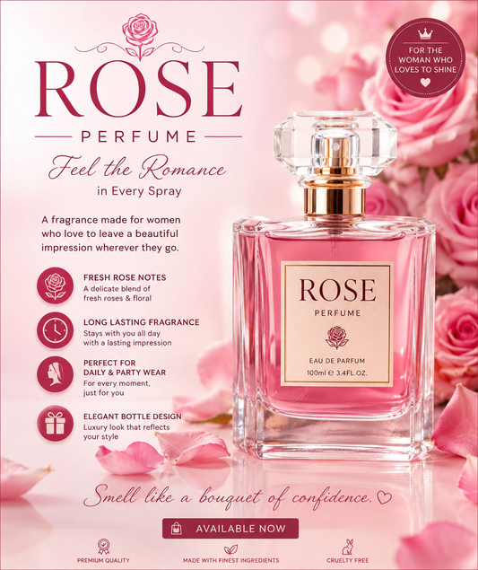 🌹 ROSE PERFUME — Feel the Romance in Every Spray 🌹